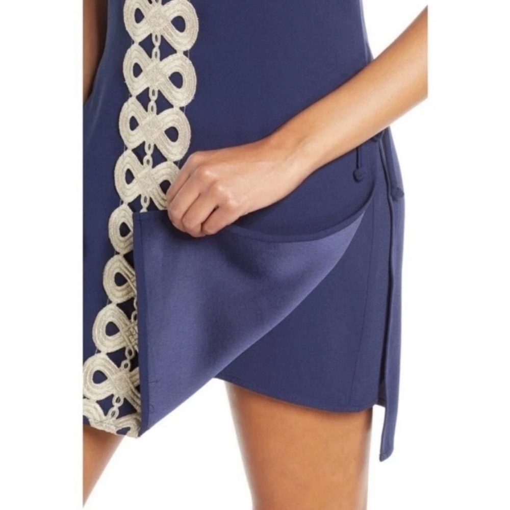 Lilly Pulitzer Navy Sahar Romper Size 6 NWOT - Picture 2 of 8